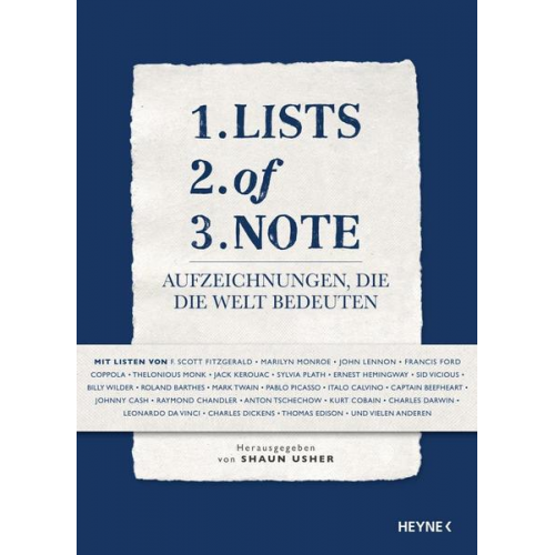 Lists of Note