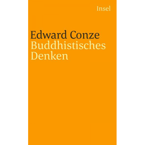 Edward Conze - Buddhistisches Denken