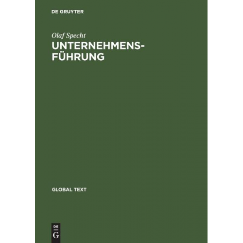 Olaf Specht - Unternehmensführung