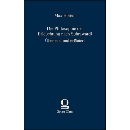 Max Horten - Die Philosophie der Erleuchtung nach Suhrawardi