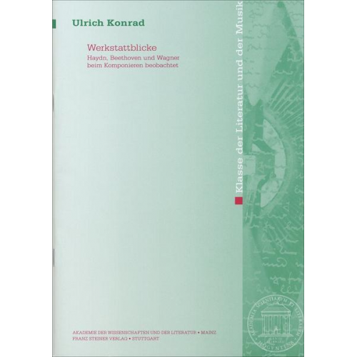 Ulrich Konrad - Werkstattblicke