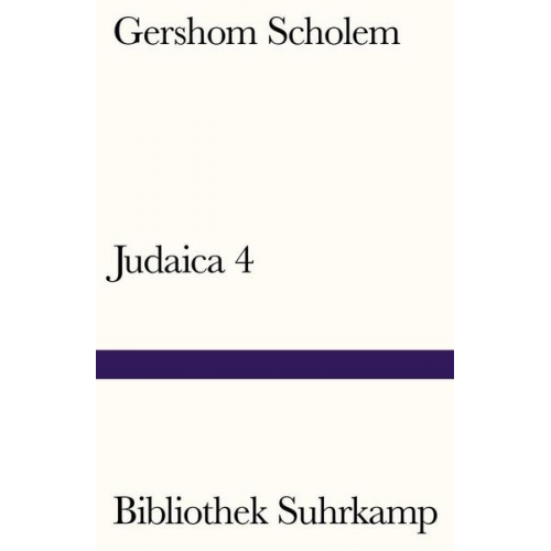 Gershom Scholem - Judaica IV