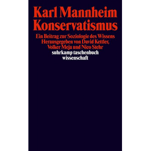 Karl Mannheim - Konservatismus