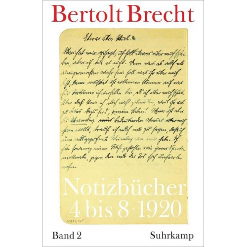 Bertolt Brecht - Notizbücher