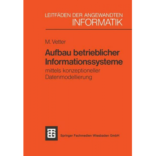 Max Vetter - Aufbau betrieblicher Informationssysteme