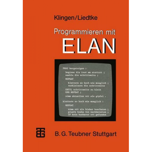 Leo H. Klingen & Jochen Liedtke - Programmieren mit ELAN