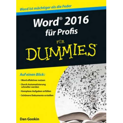 Dan Gookin - Word 2016 für Profis für Dummies