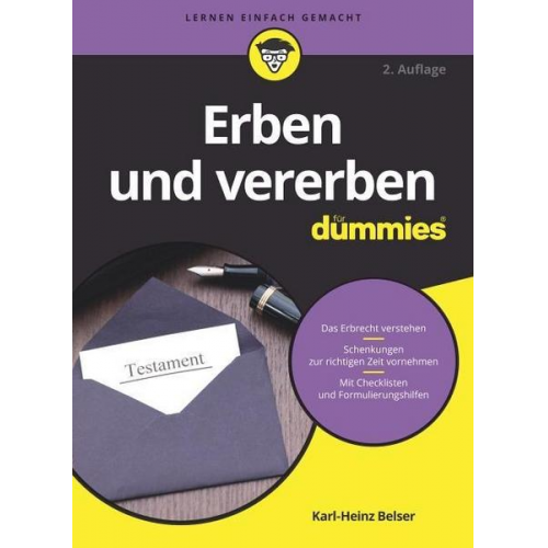 Karl-Heinz Belser - Erben und vererben für Dummies