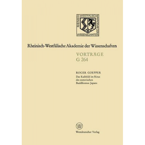 Roger Goepper - Das Kultbild im Ritus des esoterischen Buddhismus Japans