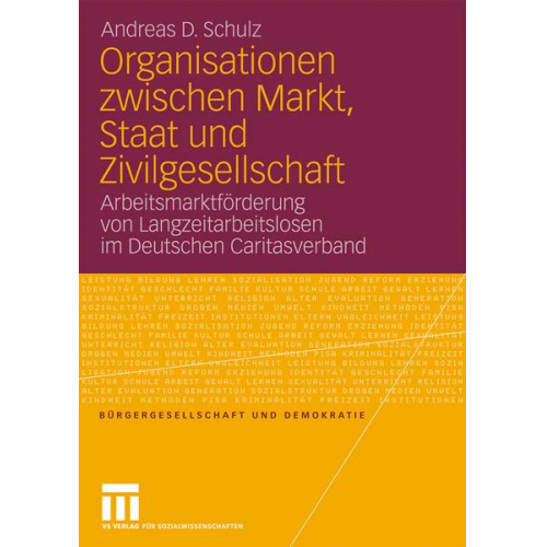 Andreas D. Schulz - Organisationen zwischen Markt, Staat und Zivilgesellschaft