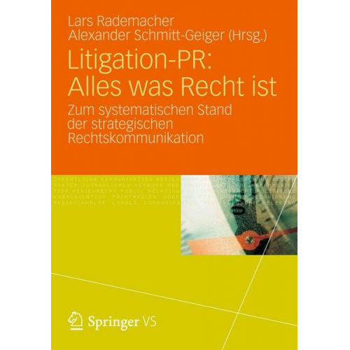 Litigation-PR: Alles was Recht ist