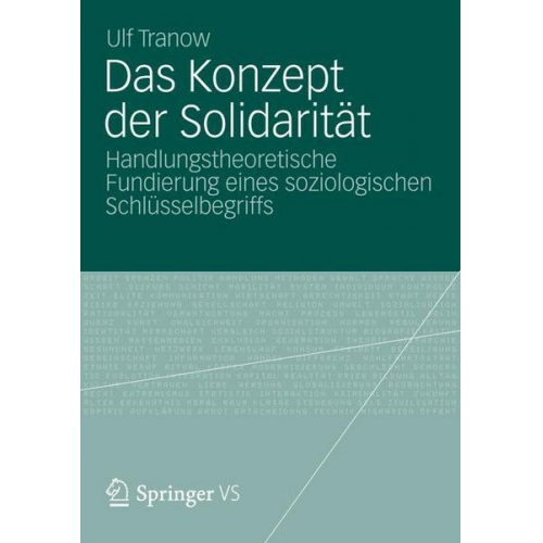 Ulf Tranow - Das Konzept der Solidarität