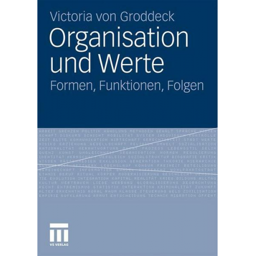 Victoria Groddeck - Organisation und Werte