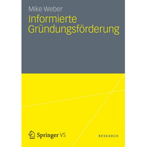 Mike Weber - Informierte Gründungsförderung