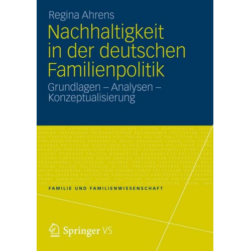 Regina Ahrens - Nachhaltigkeit in der deutschen Familienpolitik