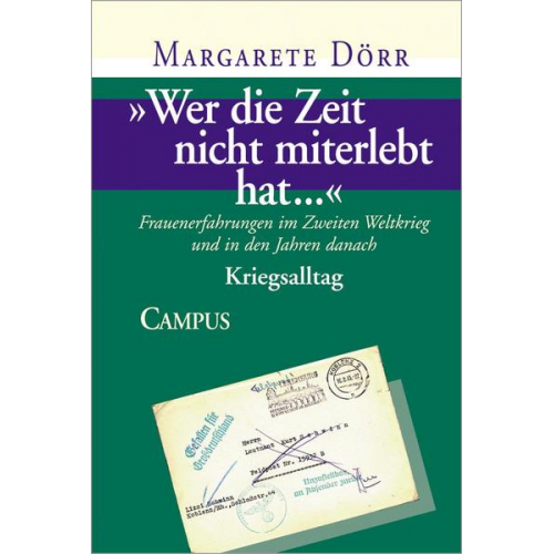 Margarete Dörr - Wer die Zeit nicht miterlebt hat...