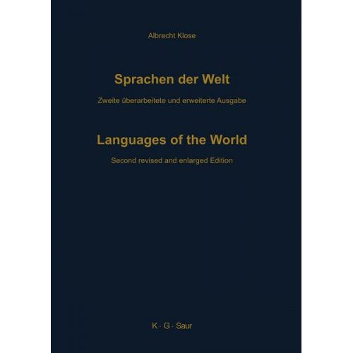 Albrecht Klose - Sprachen der Welt