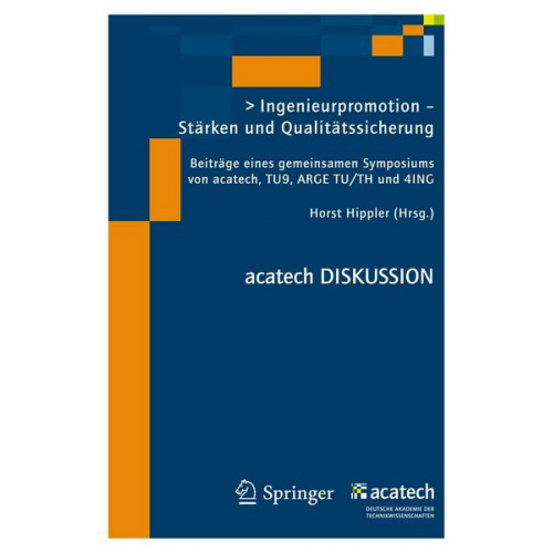 Ingenieurpromotion - Stärken und Qualitätssicherung