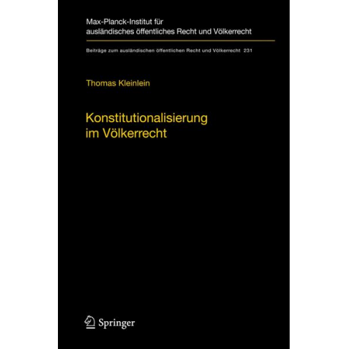 Thomas Kleinlein - Konstitutionalisierung im Völkerrecht