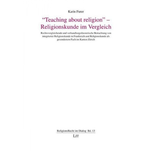 Karin Furer - Furer, K: 'Teaching about religion' - Religionskunde