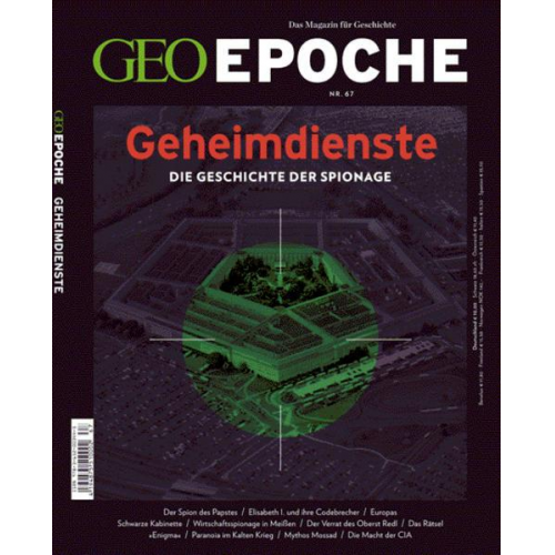 Jörg-Uwe Albig & Cay Rademacher - GEO Epoche / GEO Epoche 67/2014 - Geheimdienste