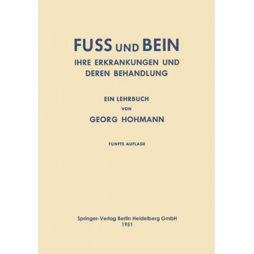 Georg Hohmann - Fuss und Bein