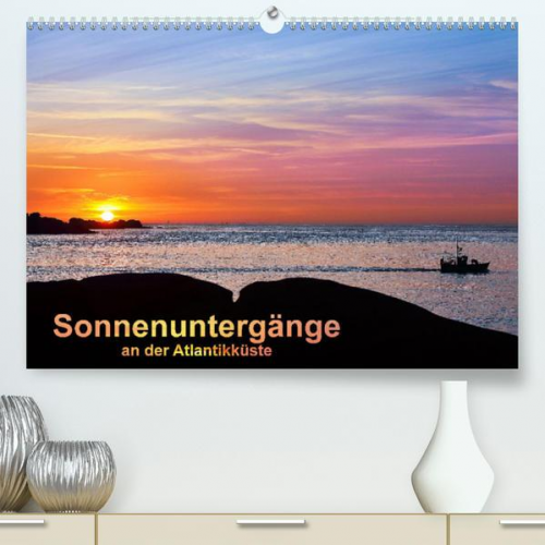 Etienne Benoît - Sonnenuntergänge an der Atlantikküste (Premium, hochwertiger DIN A2 Wandkalender 2023, Kunstdruck in Hochglanz)