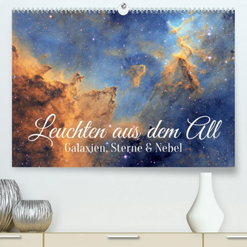 Calvendo - Galaxien, Sterne und Nebel: Leuchten aus dem All (Premium, hochwertiger DIN A2 Wandkalender 2023, Kunstdruck in Hochglanz)