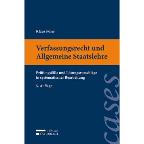 Klaus Poier - Verfassungsrecht und Allgemeine Staatslehre