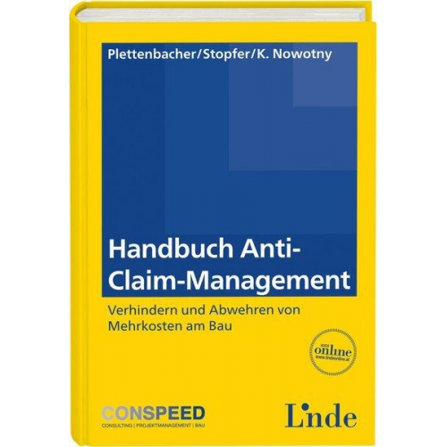 Wolf Plettenbacher & Martin Stopfer & Katharina Nowotny - Handbuch Anti-Claim-Management