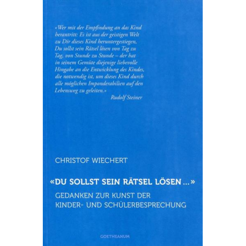 Christof Wiechert - Du sollst sein Rätsel lösen …