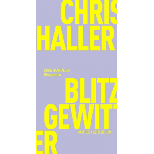 Christian Haller - Blitzgewitter