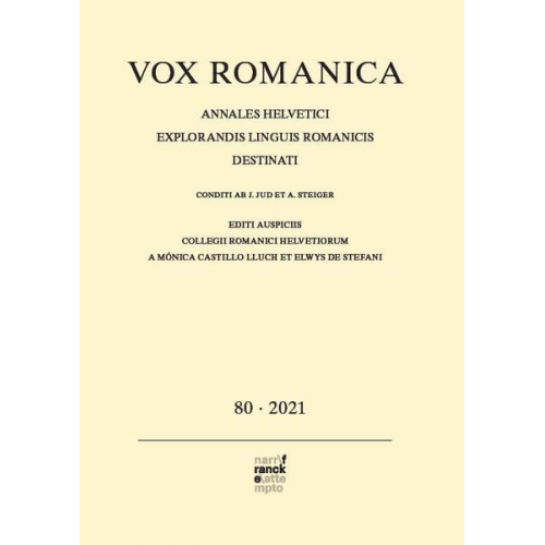 Vox Romanica 80 (2021)