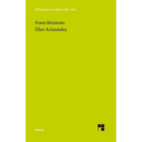 Franz Brentano - Über Aristoteles