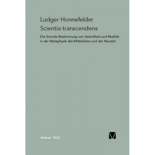 Ludger Honnefelder - Scientia transcendens
