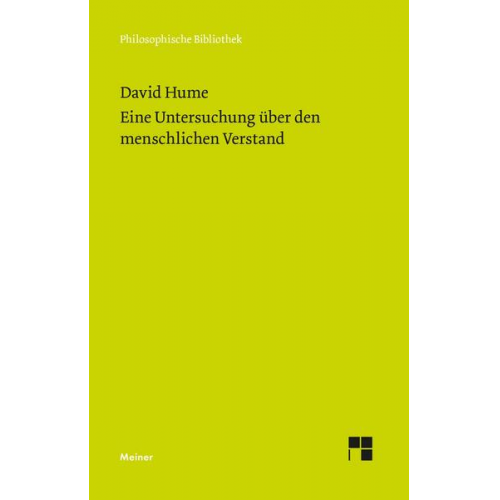 David Hume - Eine Untersuchung über den menschlichen Verstand