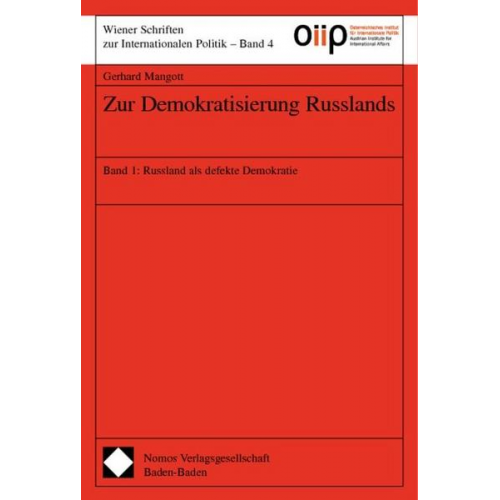 Gerhard Mangott - Zur Demokratisierung Russlands 1