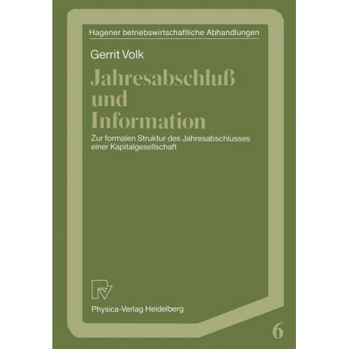 Gerrit Volk - Jahresabschluß und Information