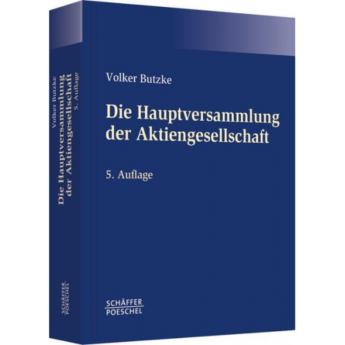 Volker Butzke - Die Hauptversammlung der Aktiengesellschaft