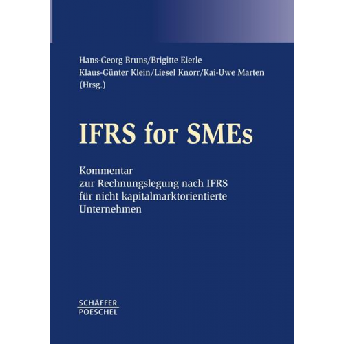 Hans-Georg; Eierle  Brigitte; Klein  Klaus-Günther; Herausgegeben Bruns  Hans-Georg; Eierle  Brigitte; Klein  Klaus-Günther u. a. Bruns - Ifrs For Smes