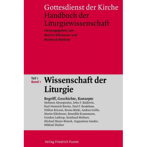 Wissenschaft der Liturgie Band 1