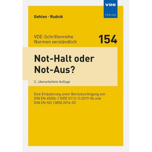 Patrick Gehlen & Siegfried Rudnik - Not-Halt oder Not-Aus?