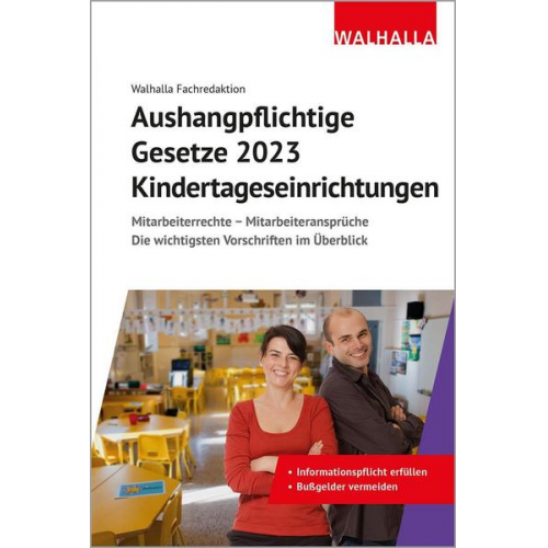 Walhalla Fachredaktion - Aushangpflichtige Gesetze 2023 Kindertageseinrichtungen