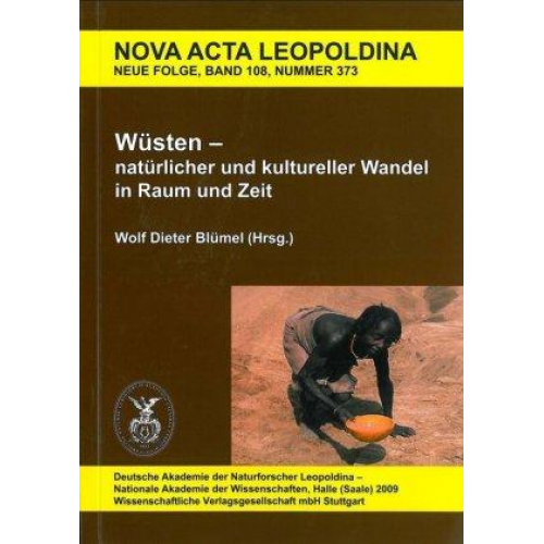 Wolf Dieter Blümel - Wüsten - natürlicher und kultureller Wandel in Raum und Zeit