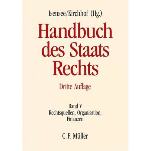 Markus Heintzen & Christoph Degenhart & Christoph Gröpl & Josef Isensee & Hermann Pünder - Handbuch des Staatsrechts