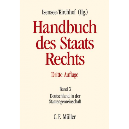 Klaus W. Grewlich & Peter Badura & Eckart Klein & Claus Dieter Classen & Wolfgang Durner - Handbuch des Staatsrechts