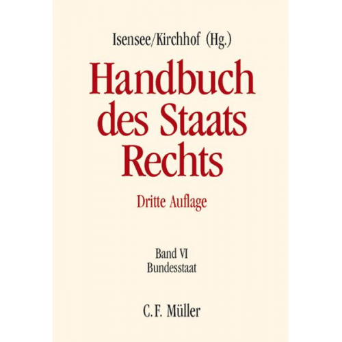 Armin Dittmann & Michael Anderheiden & Günter Püttner & Hans Herbert von Arnim & Richard Bartlsperger - Handbuch des Staatsrechts