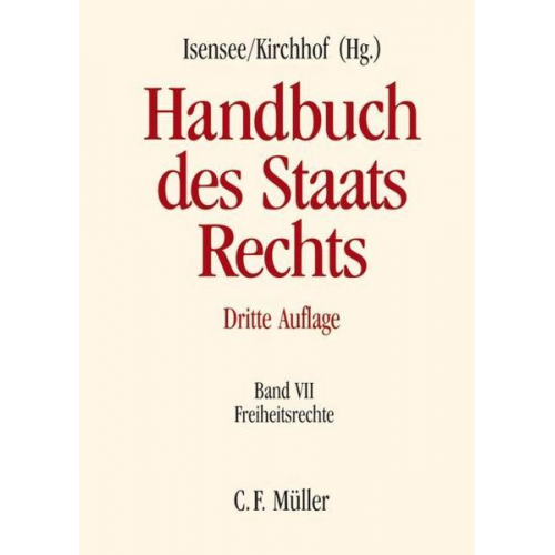 Matthias Cornils & Andreas von Arnauld & Ute Mager & Michael Kloepfer & Hanno Kube - Handbuch des Staatsrechts