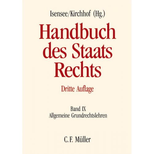 Herbert Bethge & Winfried Brugger & Claus Dieter Classen & Erhard Denninger & Wolfgang Loschelder - Handbuch des Staatsrechts