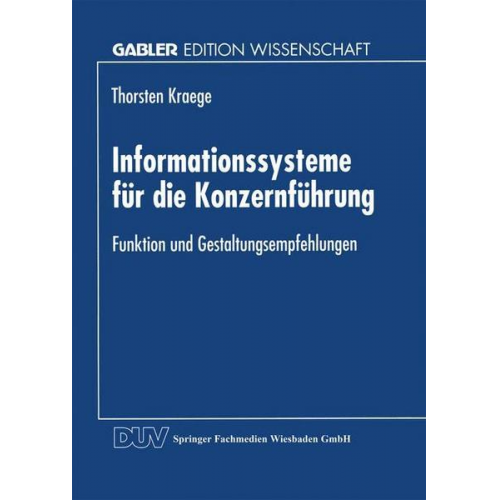 Thorsten Kraege - Informationssysteme für die Konzernführung